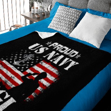 Discover American Flag US Navy Proud Gigi Veterans Day Gift Baby Blankets