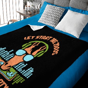 Discover Let start the 2000s horse party Baby Blankets