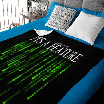 Discover It's Not A Bug It's A Feature Matrix Source Code Baby Blankets