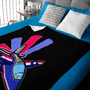 Discover fighter jet Baby Blankets