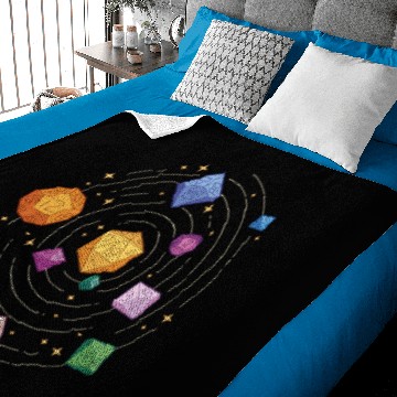 Discover dice solar system Baby Blankets