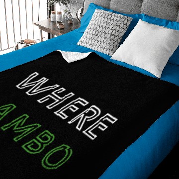 Discover Where Lambo (Font only) Baby Blankets