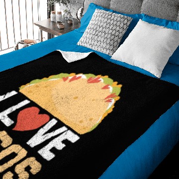Discover I Love Tacos Baby Blankets