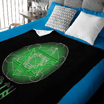 Discover Earth Alchemical Elements Metatron Witchcraft Baby Blankets