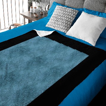 Discover Blue Ornamental Batik Pattern Baby Blankets