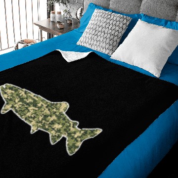 Discover Camo Trout Baby Blankets