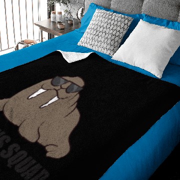 Discover Team Walrus Funny Walrus Squad Baby Blankets