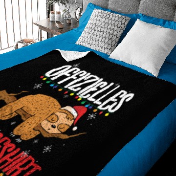 Discover Official Sloth Christmas Sleep Baby Blankets