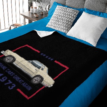 Discover Great Again Beige Baby Blankets