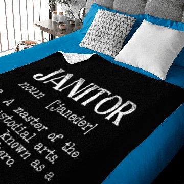 Discover Janitor Definition Janitress School Custodian Baby Blankets