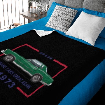 Discover Great Again Dark Green Baby Blankets