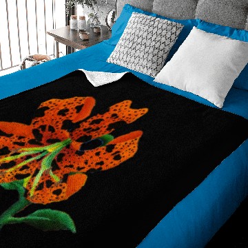 Discover Tiger Lily Alone Baby Blankets