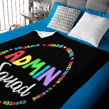 Discover Admin Squad School Assistant Principal Crew Admini Baby Blankets