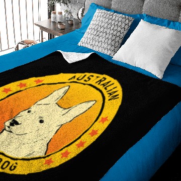 Discover Australian Cattle Dog Portrait Baby Blankets