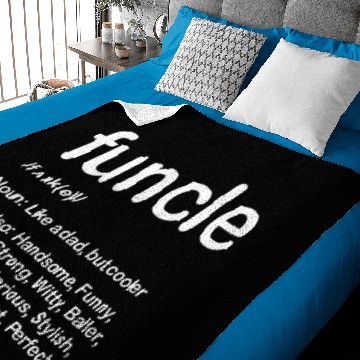 Discover Funcle Definition Uncle Gifts Hawaiians Baby Blankets