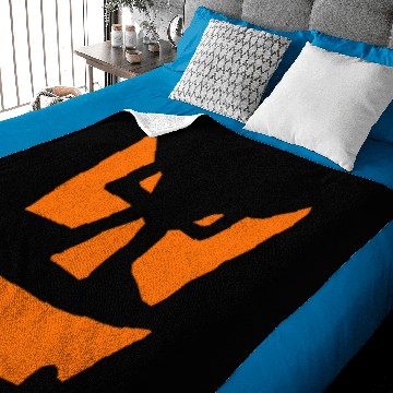 Discover Scary Pumpkin Halloween Jack O Lantern Face Baby Blankets