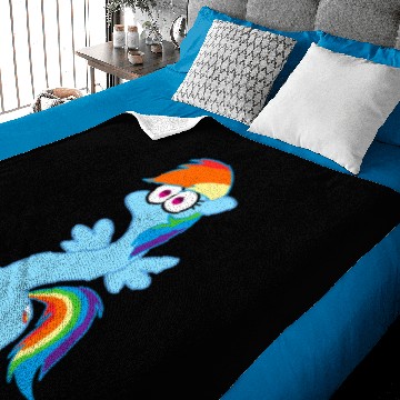 Discover rainbow dash wiggle worm Baby Blankets