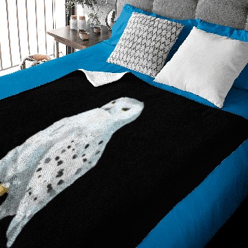 Discover Snowy owl/ hedwig Baby Blankets