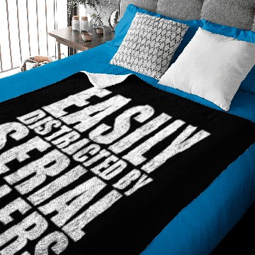 Discover Easily Distracted By Serial Killer Baby Blankets