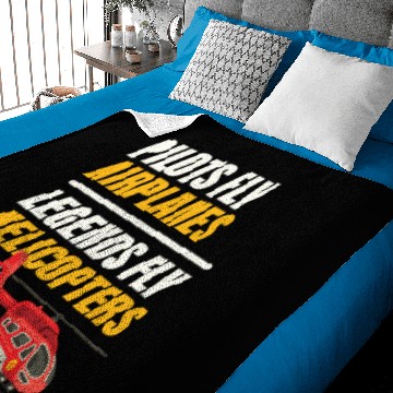Discover Pilots Fly Airplanes Legends Fly Helicopters Baby Blankets