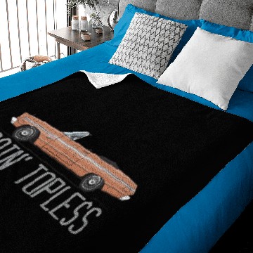 Discover Goin Topless Copper Baby Blankets