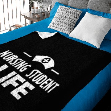 Discover Nursing Student Life Baby Blankets