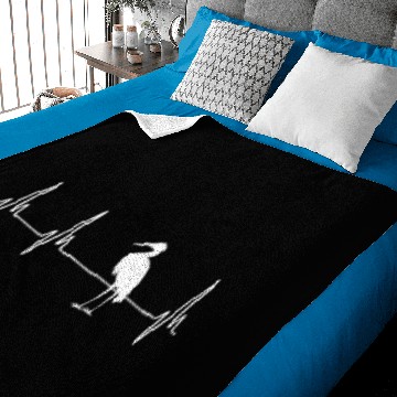Discover Heron EKG Baby Blankets