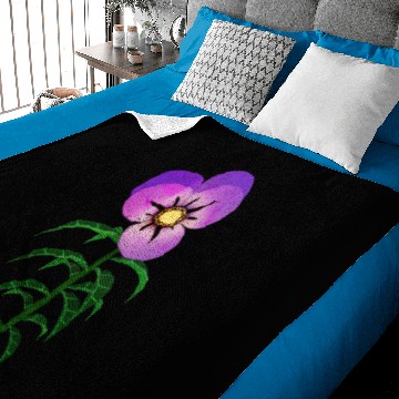 Discover Magic Violet Flower Baby Blankets