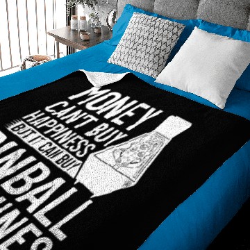 Discover Pinball Machine Game Virtual Player Baby Blankets