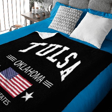 Discover Tulsa Baby Blankets