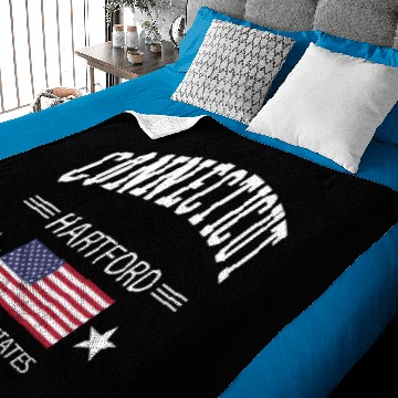 Discover Connecticut Baby Blankets