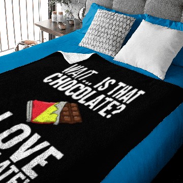 Discover Chocolate Candy Bar Choco Dark Keto Baby Blankets
