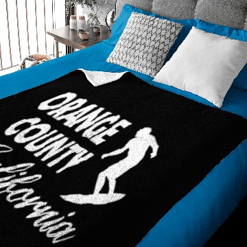 Discover Orange County Surf Baby Blankets