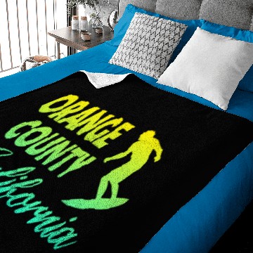 Discover Orange County Surf Baby Blankets