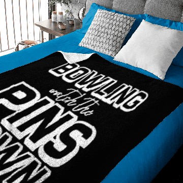 Discover Bowling Watch The Pins Go Down 4 Baby Blankets