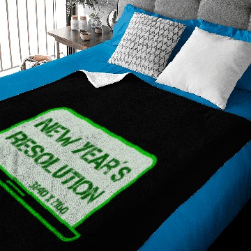 Discover New Year's resolution - The big plan Baby Blankets