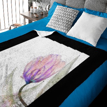 Discover Tulip | Floral Poster Baby Blankets