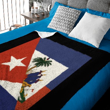 Discover Half Haitian Cuban Flag | Haiti Cuba Baby Blankets