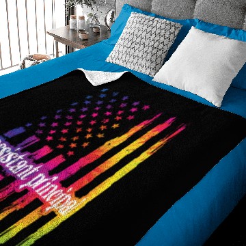 Discover Assistant Principal US Flag Gifts School Crew Baby Blankets