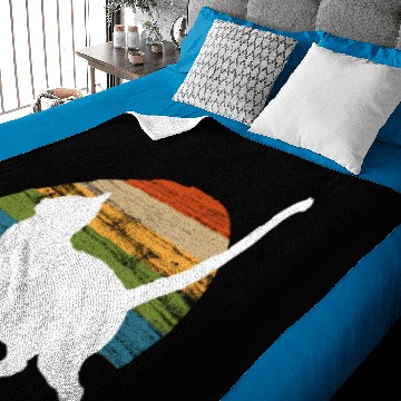 Discover Funny Chonk Cat Meme Ba Chonk a Donk 70s Vintage 5 Baby Blankets