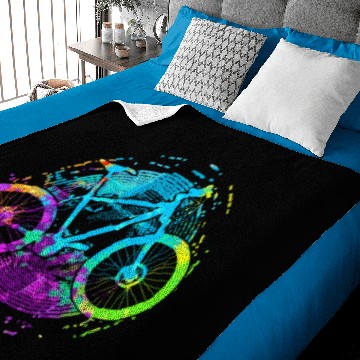 Discover MTB Mountain Bike Life Baby Blankets