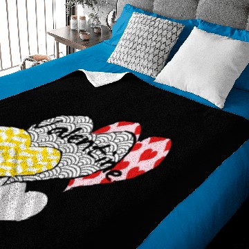 Discover Be My Valentine Patterned Hearts light Baby Blankets