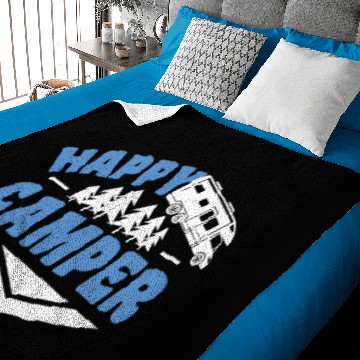 Discover Happy Camper Baby Blankets