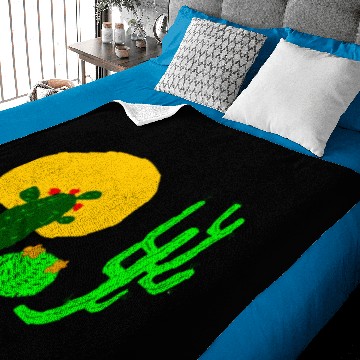 Discover Cactus life Fitted Scoop Baby Blankets