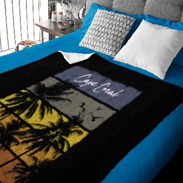 Discover Cape Coral Florida Palm Tree Baby Blankets