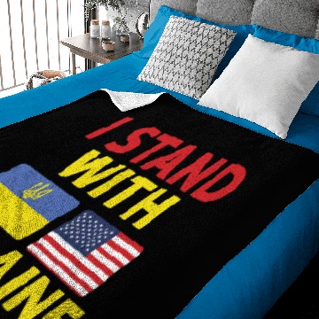 Discover I Stand With Ukraine usa support Ukraine Baby Blankets