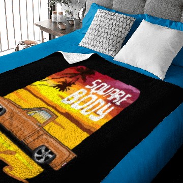 Discover Square Body Life Orange Baby Blankets