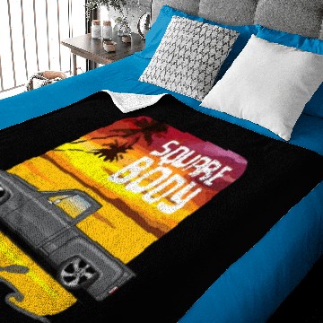 Discover Square Body Life Dark Gray Baby Blankets