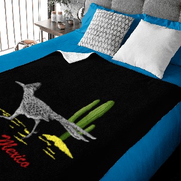 Discover New Mexico Roadrunner Bird Baseball Jerseys Baby Blankets