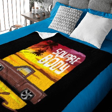 Discover Square Body Life Dark Brown Baby Blankets